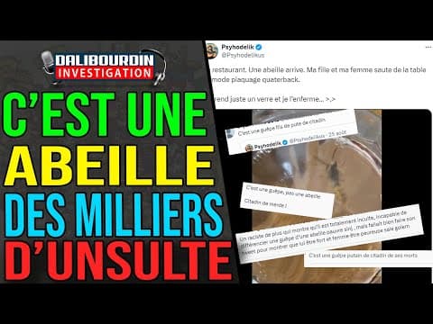 HE SAYS "IT'S A BEE" AND RECEIVES THOUSANDS OF INSOULTHE AND MEN4SSE