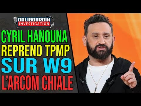 ARCOM CLOSES C8 AND CYRIL HANOUNA IS ALREADY ON W9