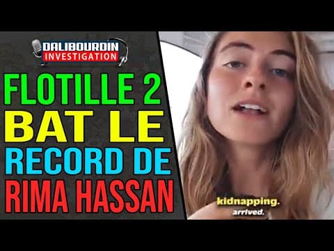 EMMA FOURREAU'S FLOTILLA BREAKS RIMA HASSAN'S FLOTILLA RECORD