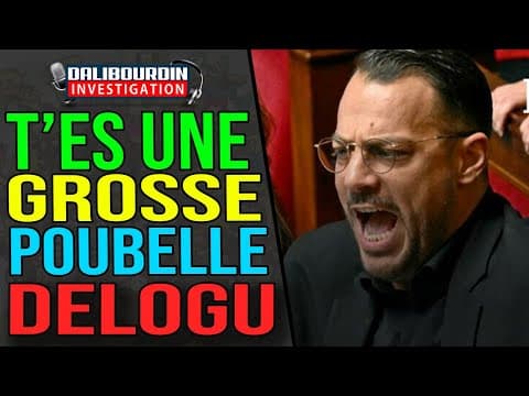 SEBASTIEN DELOGU TRAITE AURORE BERGER DE GROSSE POUBELLE EN PLEINE ASSEMBLÉE