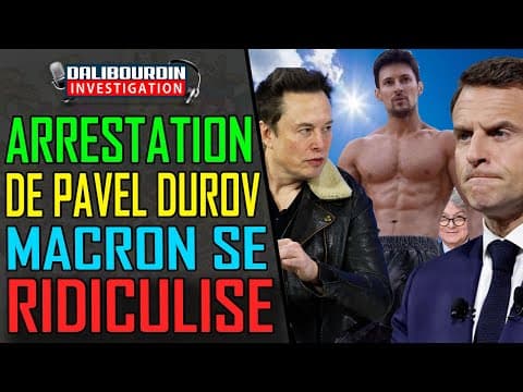 TELEGRAM - L'ARRESTATION DE PAVEL DUROV INDIGNE LE MODNE ENTIER ET MACRON SE RIDICULISE