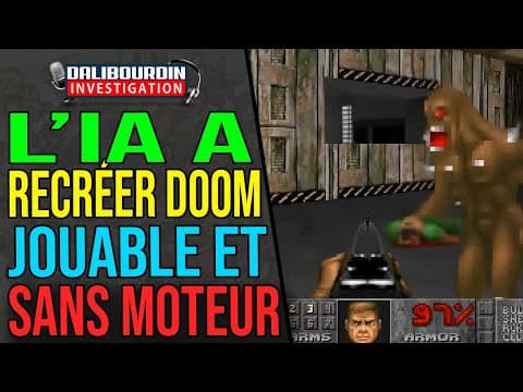 L'IA A RECREER DOOM TOTALEMENT JOUABLE ET SANS MOTEUR DE JEU