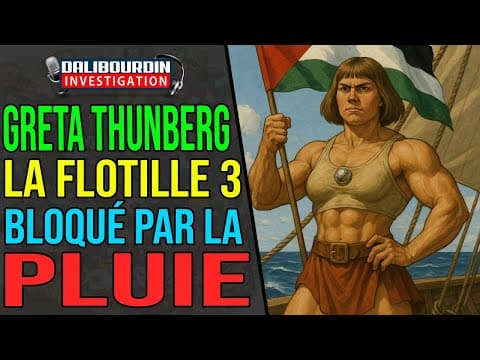 FLOTILLA 3 - GRETA THUNBERG MUST ALREADY RETURN TO PORT BECAUSE IT'S RAINING IN THE WATER