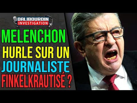 MELENCHON HURLE SUR UN JOURNALISTE - "TAISEZ-VOUS, VOUS ETES QUI POUR ME POSEZ DES QUESTIONS ?