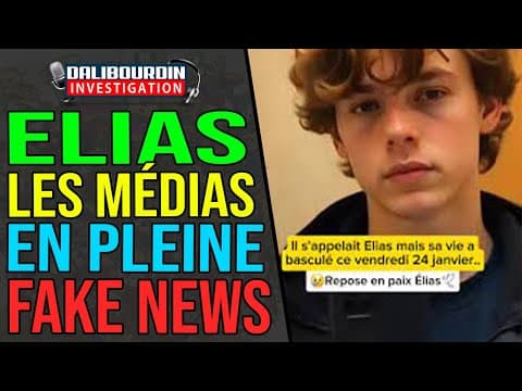 ELIAS ET LA DÉSINFORMATION HONTEUSE DES MÉDIAS POUR NE PAS STIGMATISÉ L'IMMIGRATION