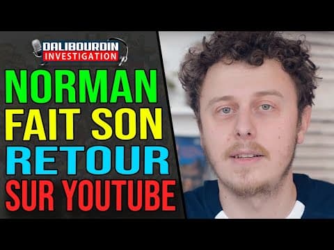 NORMAN MAKES A RATHER MINOR RETURN TO YOUTUBE