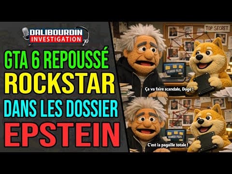 GTA 6 REPOUSSÉ A CAUSE DE ROCKSTAR DANS LES DOSSIERS EPSTEIN ET LES COMPLOTISTES AVAIT RAISON