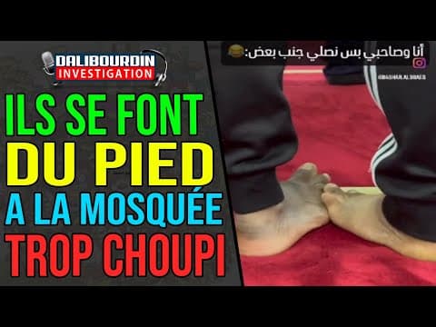 MUSLIMS ARE FOOTING EACH OTHER IN THE MOSQUE - IT'S SO CUTE