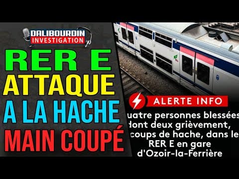 OZOIR LA FERRIÈRE - LOTS OF PEOPLE INJURED BY AXES ON THE RER E