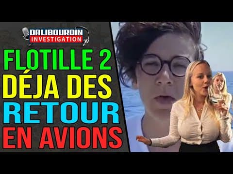 FLOTILLA 2 - AL FAME STRIKE AND GABRIELLE CATHALA IS ALREADY BACK ON THE PLANE