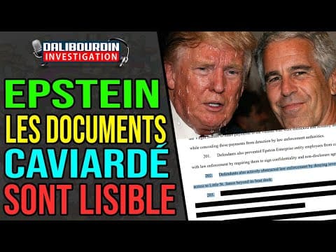 Jeffrey Epstein's redacted files are fully readable - Donald Trump is in a state of shock.