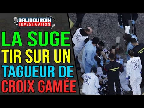 GARE D'AUSTERLITZ - LA SUGE OUVRE LE SUR UN TAGUEUR DE CROIX GAMMÉE