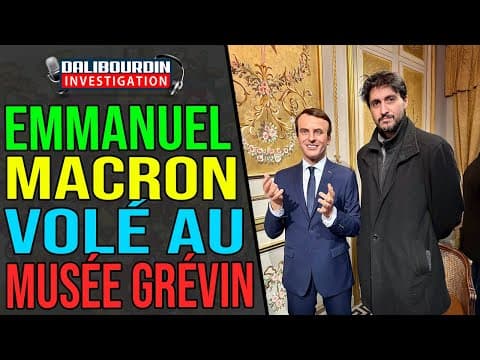 EMMANUEL MACRON STOLEN FROM THE GRÉVIN MUSEUM