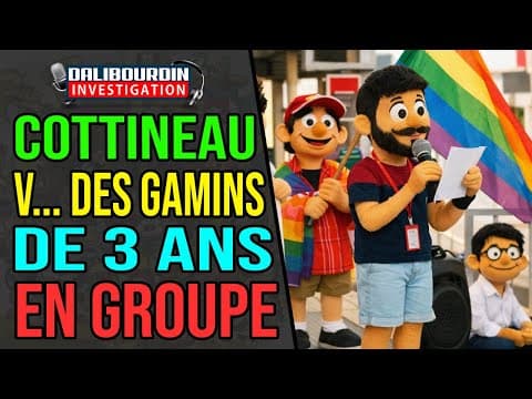 PIERRE ALAIN COTTINEAU SE BRAN... EN CERCLE AUTOUR D'UN GAMIN DE 3 ANS...