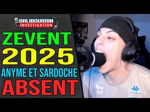 ZEVENT 2025 ANNOUNCED - ANYME, SARDOCHE AND TIBO INSHAPE ARE NOT INVITED