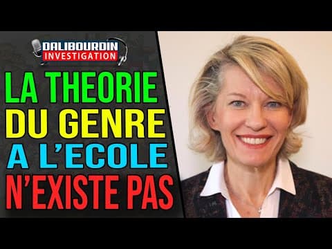 LA THEORIE DU GENRE N'EXISTE PAS A L'ECOLE