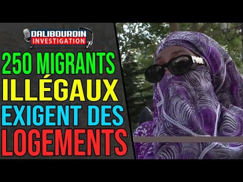 250 ILLEGAL MIGRANTS DEMAND HOUSING FROM PARIS CITY HALL