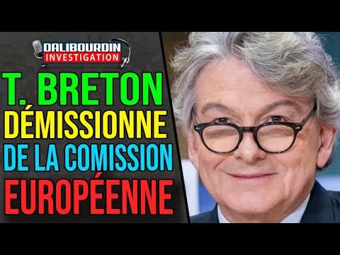 THIERRY BRETON DISMISSED FROM THE EUROPEAN COMMISSION BY URSULA VON DER LEYEN
