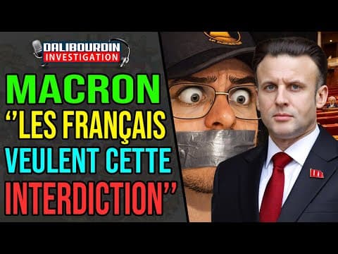 MACRON EXPLIQUE QUE LES FRANÇAIS VEULENT MASSIVEMENT L'INTERDICTION DES RÉSAUX POUR LES - DE 15 ANS