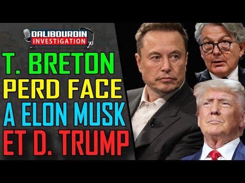 THIERRY BRETON CANCEL PAR LA COMMISSION EUROPÉENNE POUR AVOIR TENTER DE CENSURÉ ELON MUSK