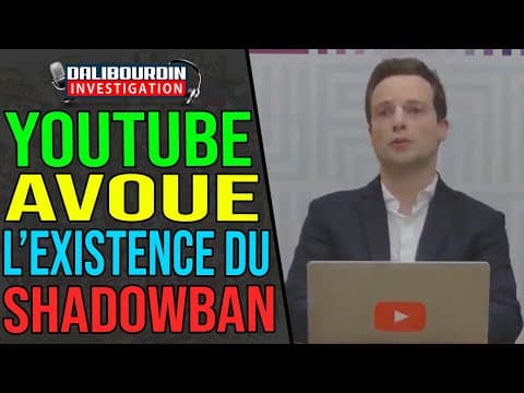YOUTUBE ADMITS TO COMMITTEE THE EXISTENCE OF THE SHADOW BAN PUSHED BY THE DSA AND EUROPE