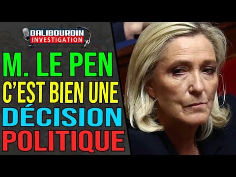 THE CONVICTION OF MARINE LE PEN IS DEFINITELY A POLITICAL DECISION BY THE MAGISTRATES