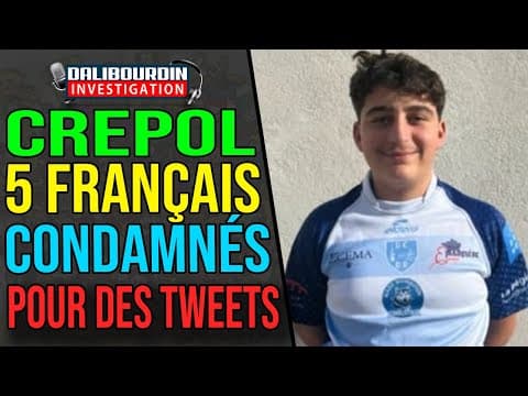 CREPOL - 5 FRANÇAIS CONDANÉ POUR AVOIR TWEETÉ LEURS INDIGNATIONS