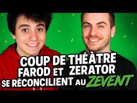 Zerator contacts Farod following his video. He reconciles for Zevent.