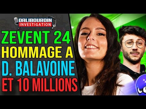 ZEVENT 2024 REND HOMMAGE A DANIEL BALAVOINE ET RECOLTE 10 MILLIONS