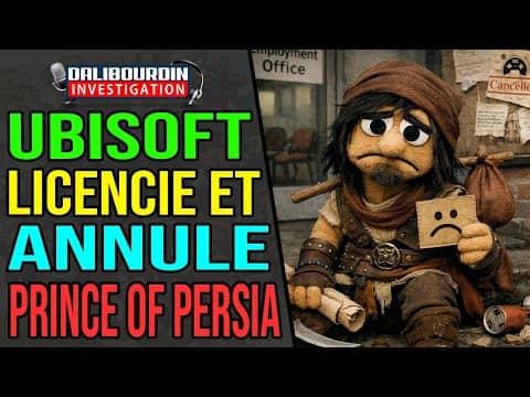 UBISOFT ANNULE PRINCE OF PERSIA ET LICENCIE, LES JOURNALISTES EXPLIQUE QUE C'EST UNE BONNE CHOSE