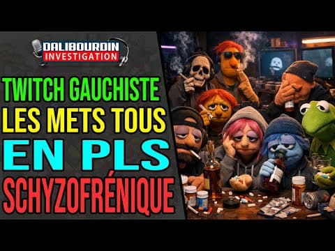 TWITCH GAUCHISTE LES METS TOUS EN PLS SCHYZOPHRÉNIQUE