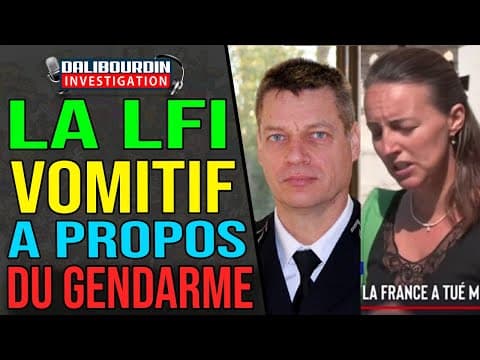 LA LFI NFP INDIGNE ET VOMITIF FACE AU GENDARME ERIC COMYN ET SA VEUVE