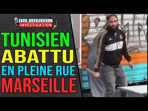 TUNISIAN SHOT IN MARSEILLE STREET TO THE CRY OF ALLAH AKBAR