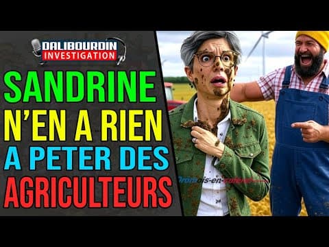 SANDRINE ROUSSEAU DOESN'T GIVE A DAMN ABOUT FARMERS' PROFITABILITY