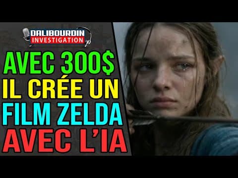 AVEC 300$ IL CREE UN COURT METRAGE DE ZELDA MAGNIFIQUE GRACE A L'IA
