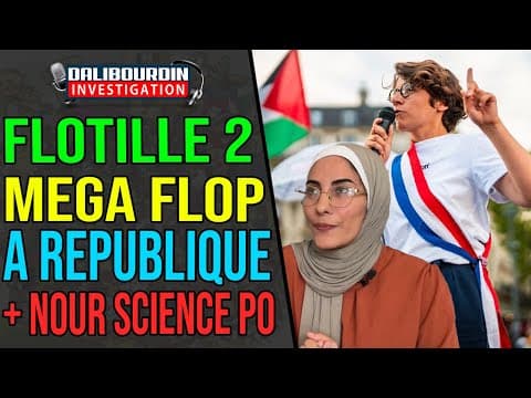THE FLOTILLA IS A FLIP AT PLACE DE LA RÉPUBLIQUE AND NOUR IS A WORSHIPPER OF THE MOUSTACHED MAN (...